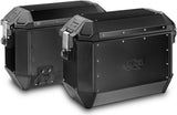 Side-Cases Kms36B K'Mission + Side-Case Holder Aluminium - Kappa Moto Compatible With Honda Cb 500 X (2017-2018)