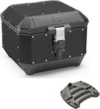 Top Case Kms44B + Rear Rack K'Mission Aluminium - Kappa Moto Compatible With Yamaha Xj 600 Diversion N (1996-1999)