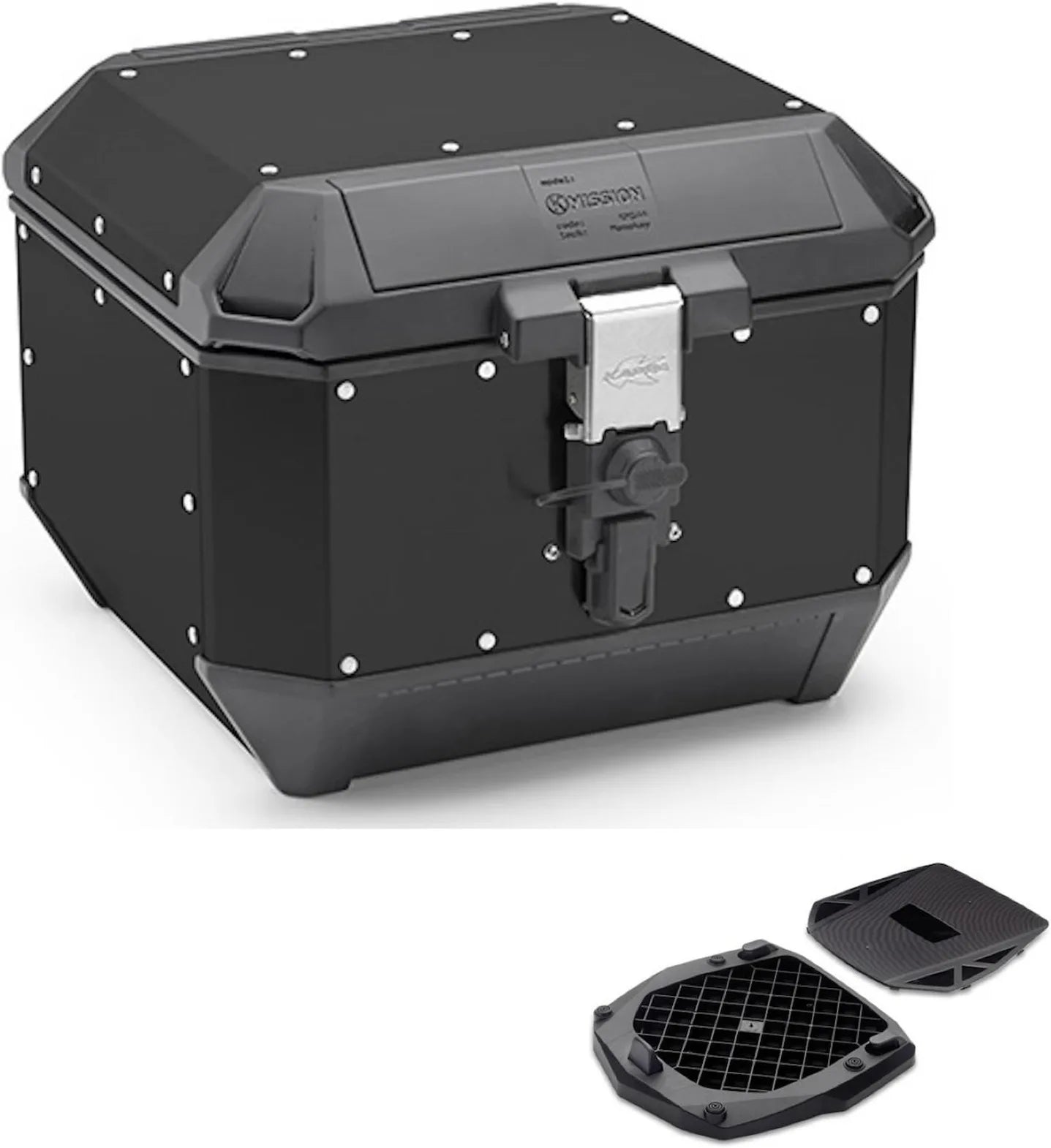 Top Case Kms44B + Support K'Mission Aluminium - Kappa Moto Compatible Avec Super Soco Cpx (2021-2023)