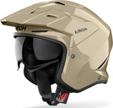 Casque Urban Pour Moto Airoh Kombakt - Ko100 Thermoplastic Hrt Mocha Gloss Color Taille Xxl