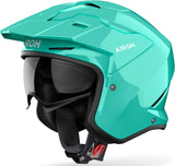 Casque Urban Pour Moto Airoh Kombakt - Ko101 Thermoplastic Hrt Aigue-Marine Gloss Color Taille Xxl
