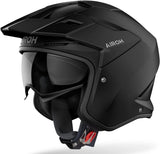 Casque Urban Pour Moto Airoh Kombakt - Ko11 Thermoplastic Hrt Noir Mat Color Taille Xxl