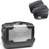 Top Case Kgr46 + Side-Cases K22N + Holder + Side-Case Holder - Kappa Moto Compatible With Triumph Bonneville T100 (2017-2022)