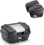 Top Case Kgr52 + Side-Cases K22N + Holder + Side-Case Holder - Kappa Moto Compatible With Triumph Bonneville T100 (2017-2022)