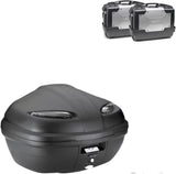 Top Case K47Nt + Valises Kgr33 + Supports Laterales - Kappa Moto Compatible Avec Triumph Bonneville T100 (2017-2022)
