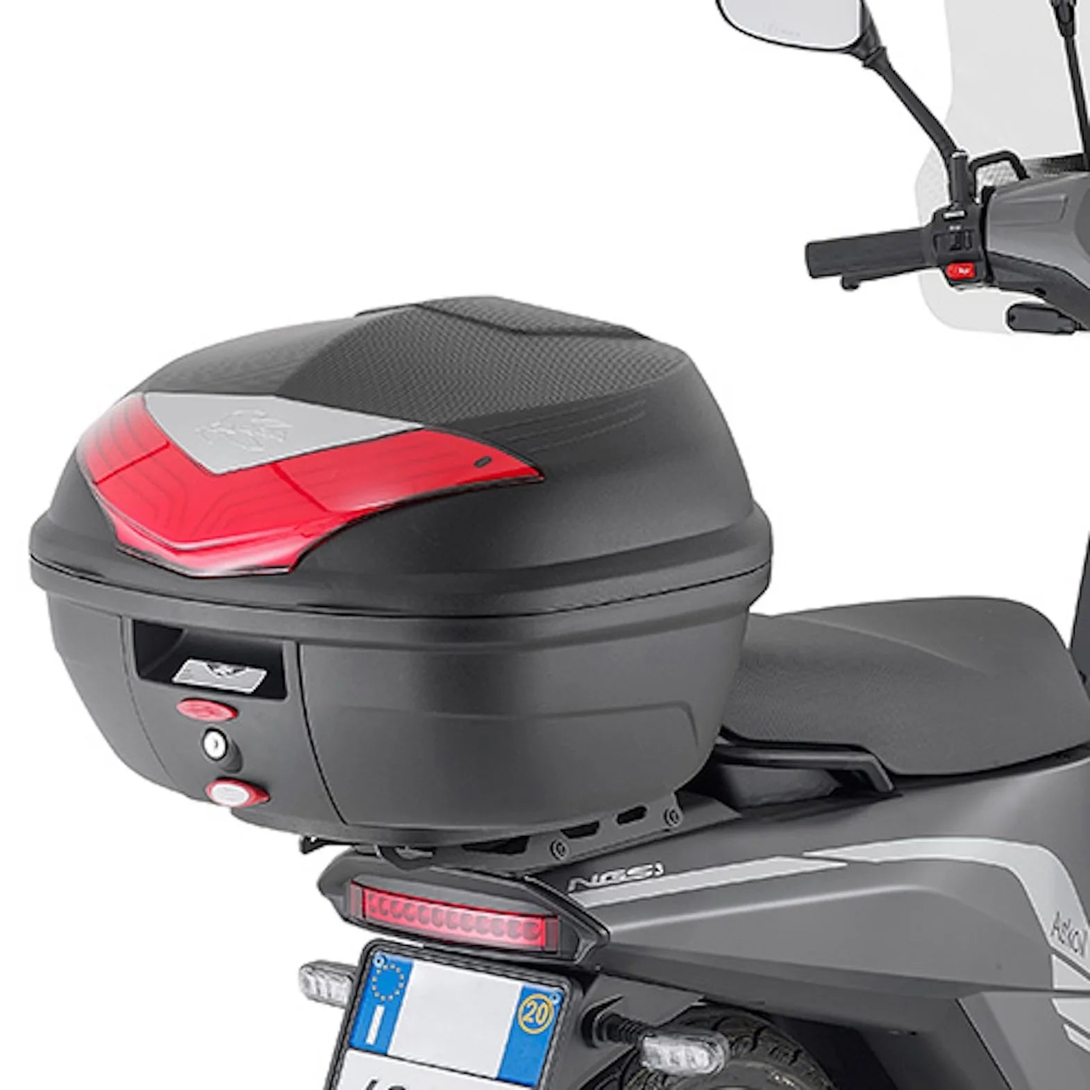 Support Monolock - Kappa Moto Compatible Avec Askoll Ngs1 Ngs2 Ngs3 (2020-2023)