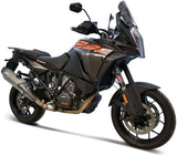 Système D'Échappement Homologué Au Niveau Sonore Acier Inox Carbon Cap - Termignoni Compatible Avec Ktm 1290 Super Adventure (2019-2020)