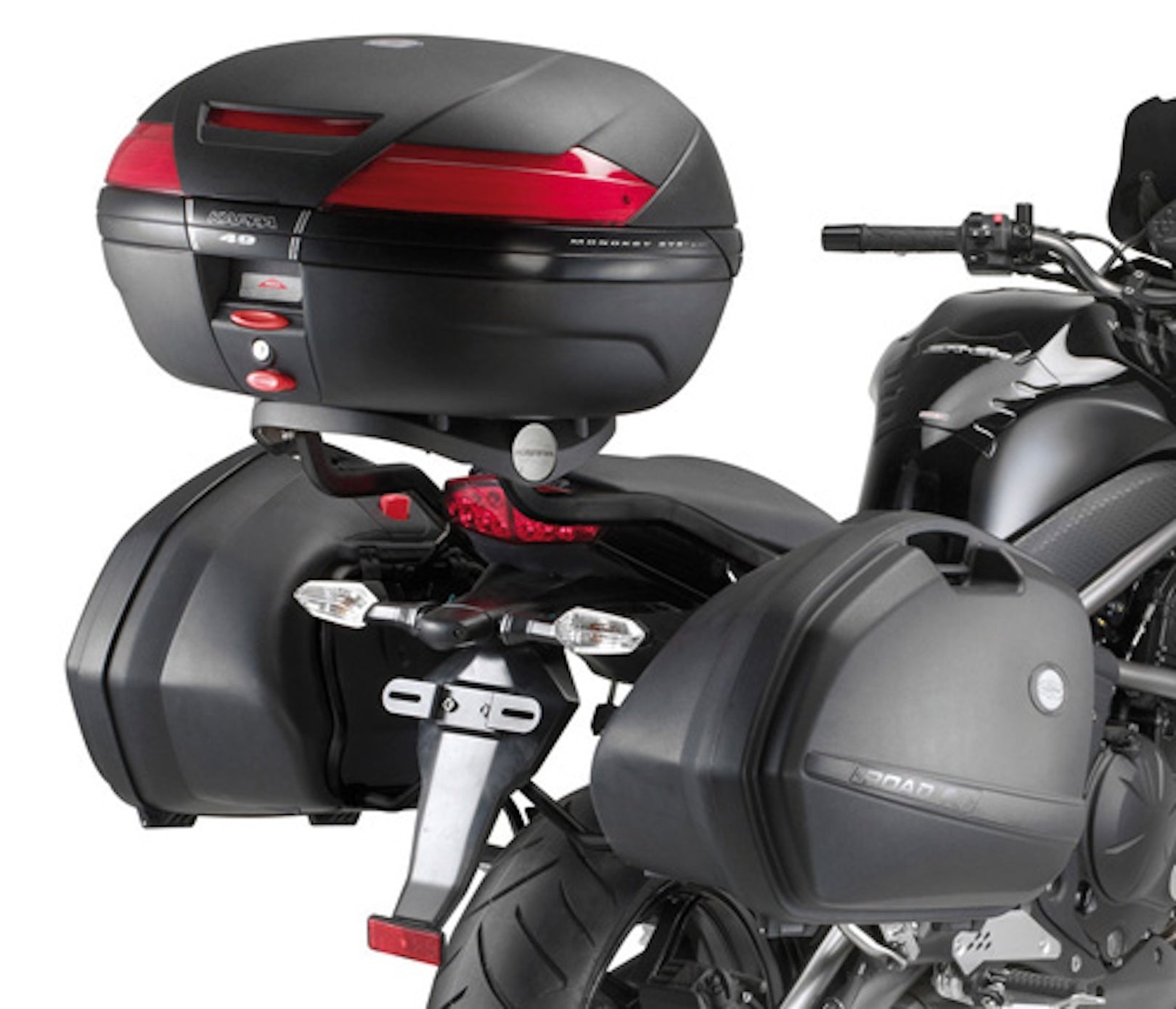 Rear Rack Monokey - Kappa Moto Compatible With Kawasaki Er-6 N (2009-2011)