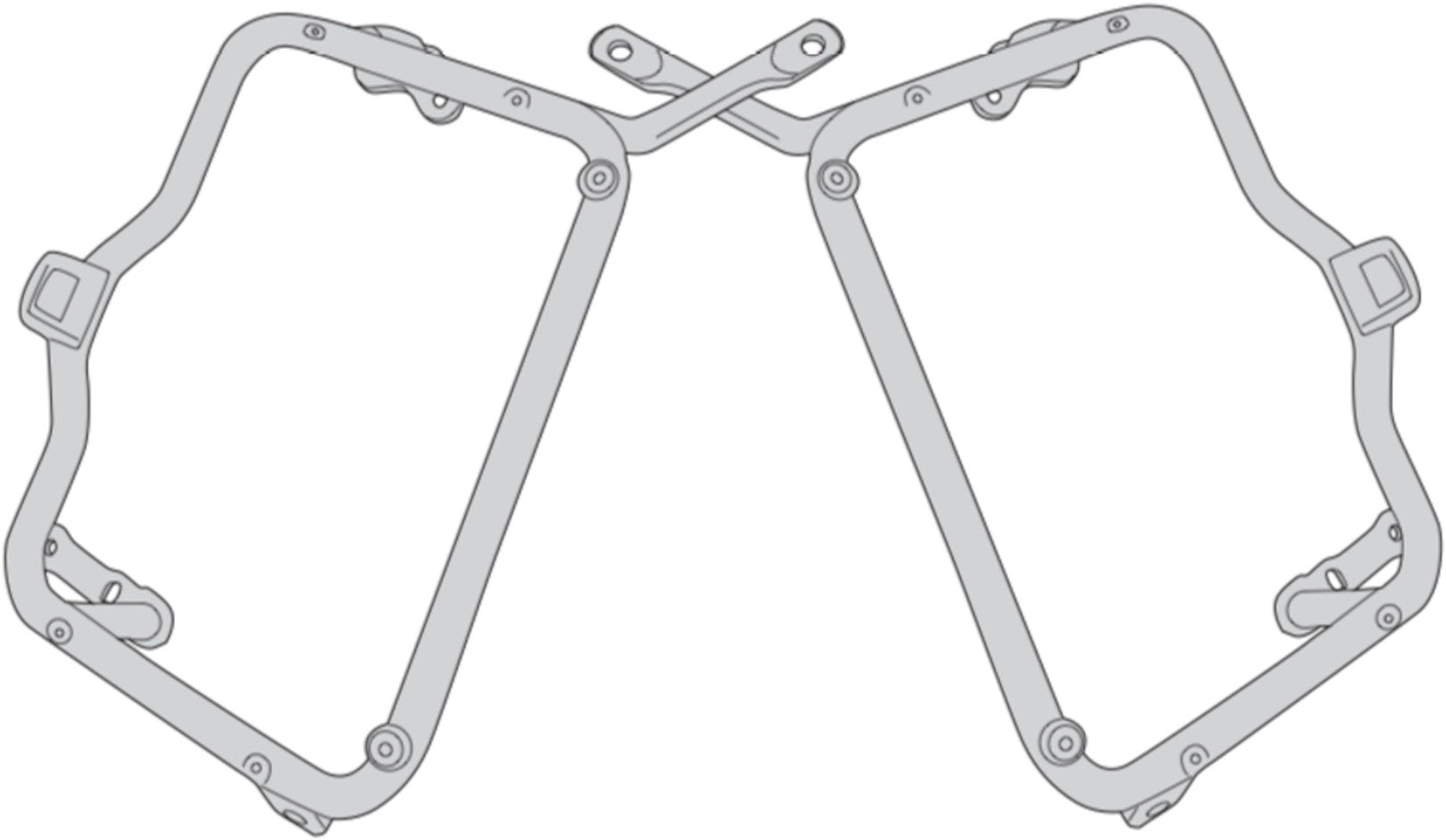 Side-Case Holder Monokey - Kappa Moto Compatible With Moto Guzzi V7 Stone (2021)