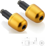 Couple Bar-End Plugs Ma302G - Rizoma Compatible With Mv Agusta Rivale 800 Eas (2012-2014)