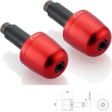 Couple Bar-End Plugs Ma302R - Rizoma Compatible With Bmw F 800 R (2009-2011)