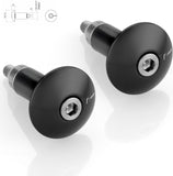 Couple Bar-End Plugs Ma531B - Rizoma Compatible With Suzuki V-Strom 650 Xt Abs (2017-2019)