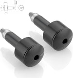 Couple Bar-End Plugs Ma533B - Rizoma Compatible With Yamaha Fz-09 (2013-2020)