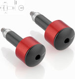 Couple Bar-End Plugs Ma533R - Rizoma Compatible With Bmw R Nine T 1200 Pure (2017-2019)