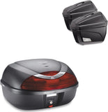 Top Case K42N + Valises K22N + Supports Laterales - Kappa Moto Compatible Avec Honda Nc 750 S - Dct (2014-2015)
