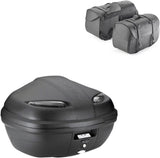 Top Case K47Nt + Sacoches Kmlw01 + Supports Laterales - Kappa Moto Compatible Avec Honda Nc 700 S (2012-2013)