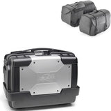 Top Case Kgr33 + Sacoches Kmlw01 + Supports Laterales - Kappa Moto Compatible Avec Honda Nc 700 S (2012-2013)