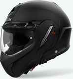 Casque Modulable Pour Moto Airoh Mathisse Ii - Mth211 Thermoplastic Hrt Noir Mat Color Taille L