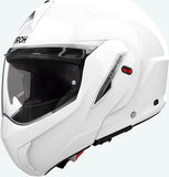 Casque Modulable Pour Moto Airoh Mathisse Ii - Mth214 Thermoplastic Hrt Blanc Gloss Color Taille Xl