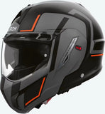 Casque Modulable Pour Moto Airoh Mathisse Ii - Mth2G32 Thermoplastic Hrt Orange Mat Genius Taille S