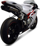 Complete Exhaust System Without Sound Certification Force Full Titanium Carbon Cap - Termignoni Compatible With Mv Agusta F4 (2012-2020)
