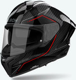 Casque Intégral Pour Moto Airoh Matryx - Mxcs99 Full Carbon 6K Gloss Carbon Stylish Taille Xxl