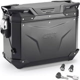 Valise Lateral Droite Monokey Cam-Side Trekker Outback Evo Smart Aluminium Noir + Serrure 37 Lt Givi Trekker Outback Evo Smart Aluminium Noir Taille 37 Lt.