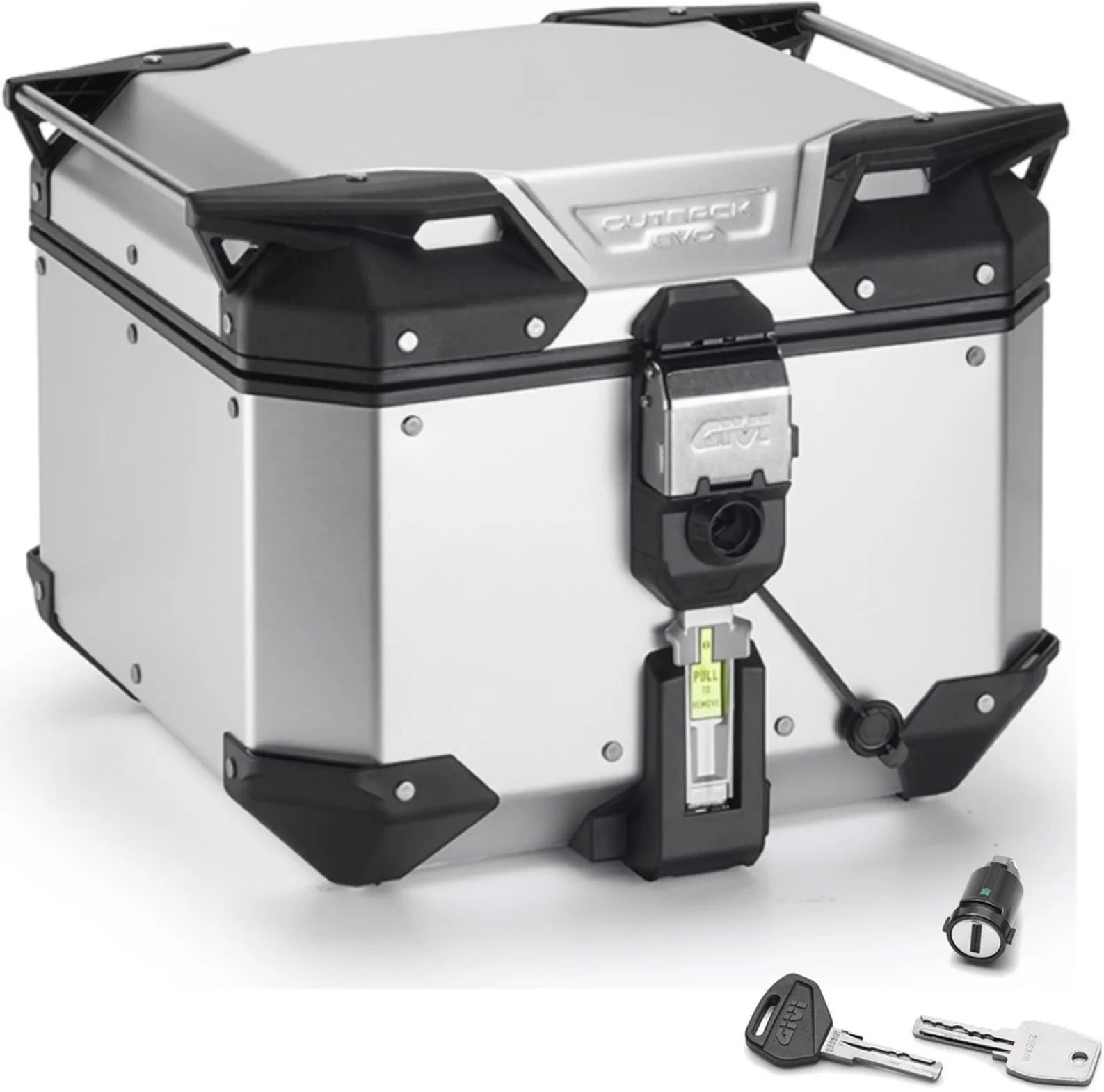 Top Case Monokey Trekker Outback Evo Smart Aluminium Anodisé 42 Lt 6Kg Trekker Outback Evo Smart Aluminium Anodisé - Givi Compatible Avec Ktm 1290 Super Adventure T (2017)