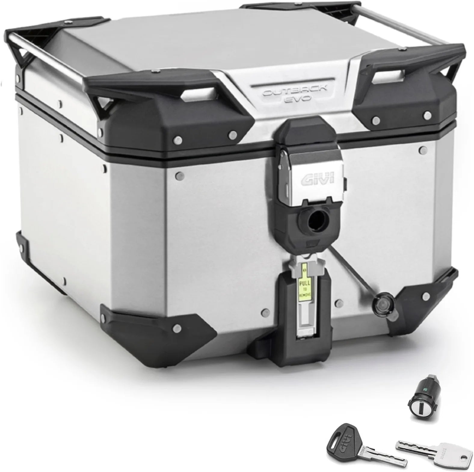Top Case Monokey Trekker Outback Evo Smart Aluminium 42 Lt Trekker Outback Evo Smart Aluminium - Givi Compatible Avec Ktm 1290 Super Adventure S (2021-2024)