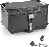 Top Case Monokey Trekker Outback Evo Smart Aluminium Noir 58 Lt 6Kg Trekker Outback Evo Smart Aluminium - Givi Compatible Avec Ktm 1190 Adventure - R (2013-2016)