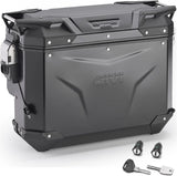 Valise Lateral Droite Évidée Monokey Cam-Side Trekker Outback Evo Smart Aluminium Noir + Serrure 33 Lt Givi Trekker Outback Evo Smart Aluminium Noir Taille 33 Lt.