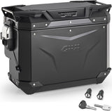 Recessed Monokey Cam-Side Trekker Outback Evo Smart Black Aluminium Right Side Case + Lock - 40 Lt Givi Trekker Outback Evo Smart Aluminium Black Size 40 Lt.