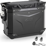 Valise Lateral Droite Évidée Monokey Cam-Side Trekker Outback Evo Smart Aluminium Noir + Serrure 40 Lt Givi Trekker Outback Evo Smart Aluminium Noir Taille 40 Lt.
