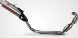 Système D'Échappement Complet Sans Catalyseur Et Homologué Au Niveau Sonore Sabbia Acier - Zard Compatible Avec Aprilia Tuareg 660 (2022-2023)