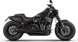 Système D'Échappement Complet Avec Catalyseur Et Homologation Acoustique Acier Noir Embout Aluminium Noir - Zard Compatible Avec Harley-Davidson Breakout (2016-2023)