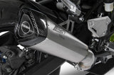 Système D'Échappement Complet Avec Catalyseur Et Homologation Acoustique Titanium Embout Carbon - Zard Compatible Avec Kawasaki Z 900 A2 (2020-2023)