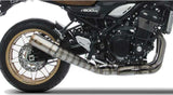 Système D'Échappement Complet Avec Catalyseur Et Homologation Acoustique Titanium Snake Welds - Zard Compatible Avec Kawasaki Z 900 Rs (2018-2020)