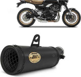 Système D'Échappement Homologué Au Niveau Sonore Acier Noir - Zard Compatible Avec Kawasaki Z 900 Rs (2018-2020)