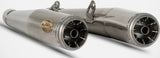 Système D'Échappement Homologué Au Niveau Sonore Acier Polish - Zard Compatible Avec Moto Guzzi V7 850 (2021-2023)