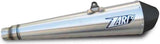 Système D'Échappement Homologué Au Niveau Sonore Conical Acier Embout Aluminium - Zard Compatible Avec Moto Guzzi Griso 1100 (2005-2016)
