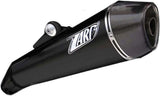 Système D'Échappement Homologué Au Niveau Sonore Conical Acier Noir Embout Carbon - Zard Compatible Avec Moto Guzzi Stelvio (2011-2016)