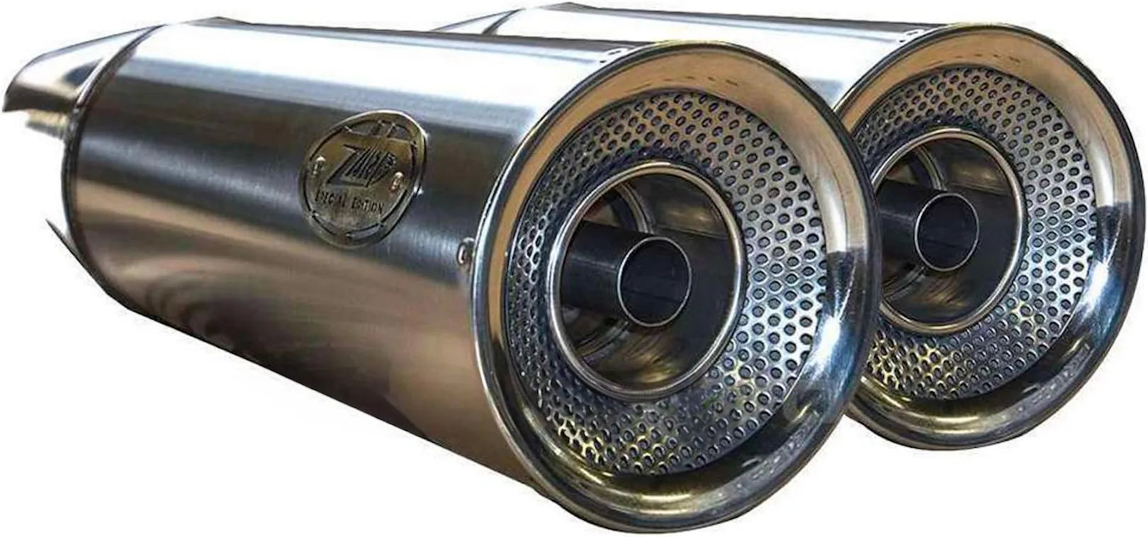 Système D'Échappement Homologué Au Niveau Sonore Big Acier Embout Aluminium - Zard Compatible Avec Moto Guzzi V9 Bobber (2016-2019)