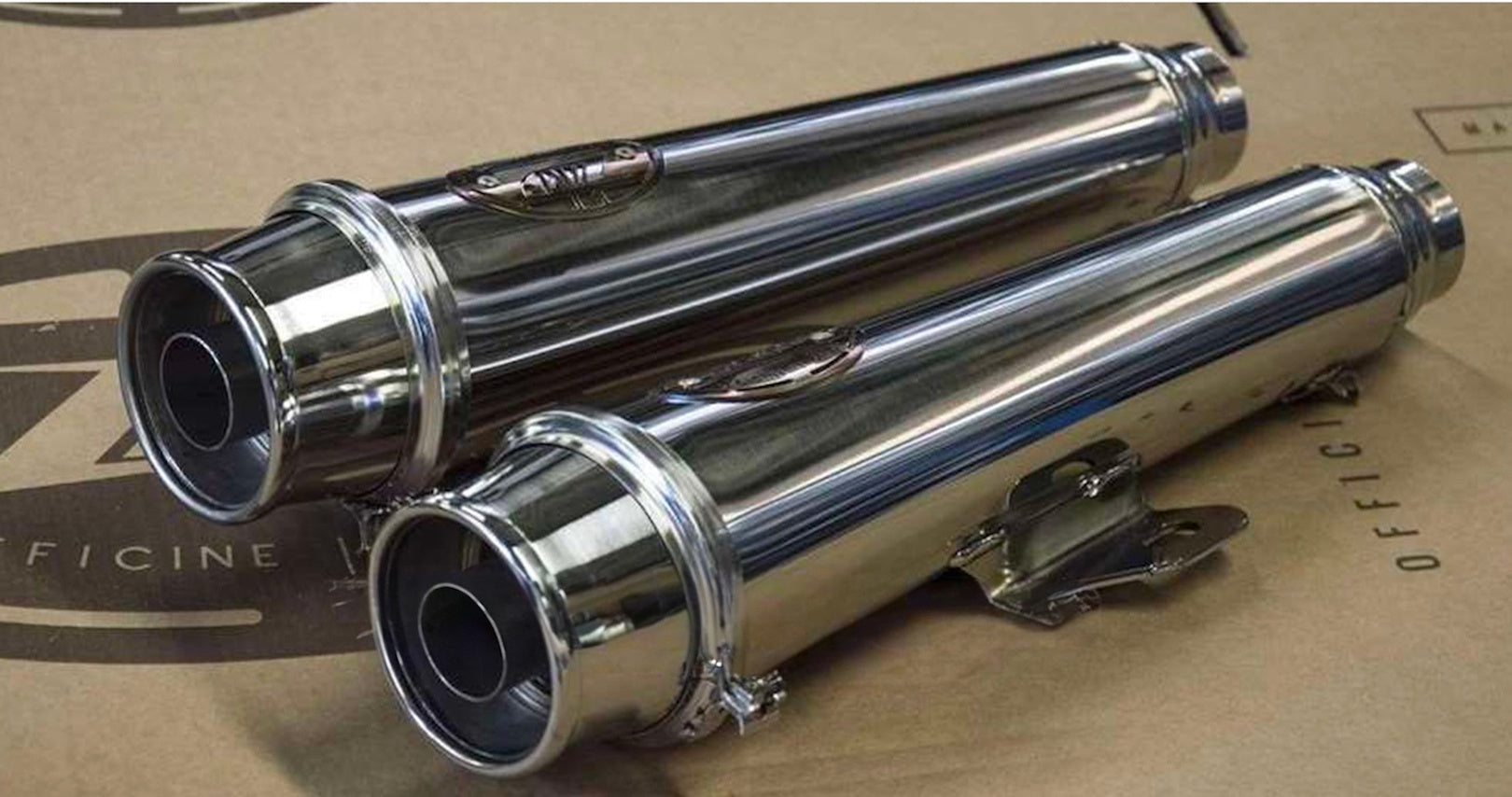 Exhaust Tip With Noise Certification Stainless Steel - Zard Compatible With Triumph Speed Twin 900 (2021-2023)