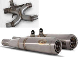 Système D'Échappement Non Catalysé Et Homologué Au Niveau Sonore Conical Acier - Zard Compatible Avec Triumph Speed Twin 1200 (2021-2023)