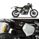 Exhaust Tip With Noise Certification Steel Black - Zard Compatible With Triumph Scrambler 1200 (2021-2023)