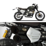 Système D'Échappement Homologué Au Niveau Sonore Acier Noir - Zard Compatible Avec Triumph Scrambler 1200 (2021-2023)