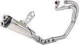 Système D'Échappement Complet Avec Catalyseur Et Homologation Acoustique Acier Embout Carbon - Zard Compatible Avec Triumph Scrambler 1200 (2021-2023)