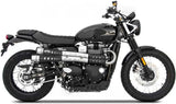 Système D'Échappement Homologué Au Niveau Sonore Six Days Acier - Zard Compatible Avec Triumph Street Scrambler 900 (2017-2023)