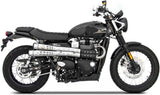 Système D'Échappement Homologué Au Niveau Sonore Six Days Acier - Zard Compatible Avec Triumph Scrambler 900 (2017-2023)