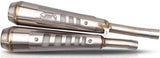 Exhaust Tip With Noise Certification Conical Stainless Steel - Zard Compatible With Triumph Street Scrambler 900 (2017-2023)